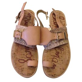 Sam Edelman flat sandals Black Caramel