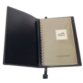Hermès-Agenda holder-Navy blue
