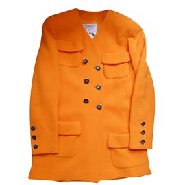 Chanel-Jackets-Orange