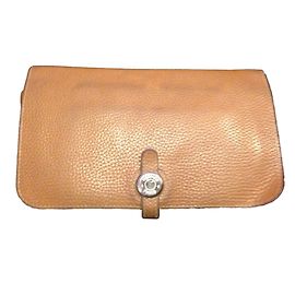 Hermès Hermes Dogon Geldbörse Braun