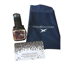 Mauboussin-Mauboussin transgresion vitale mens' new  watch-Black
