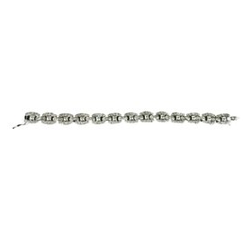 Autre Marque-Vintage diamond bracelet in 18K White Gold(originally in 18K yellow gold, replated to white gold in 1995, not hallmarked).-White