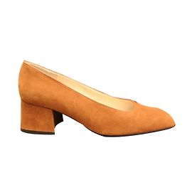 Escarpins Charles Jourdan Caramel Daims Caramel
