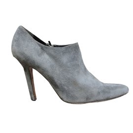 Bottines Dior Gris en Daim 40.5 Gris
