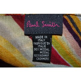 Paul Smith-Paul Smith Swirl stripe scarf-Multiple colors