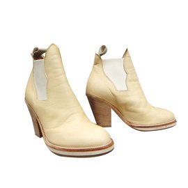 Acne-Ankle Boots-Beige