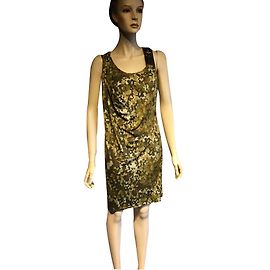 Vestito Michael Kors Khaki Materiale Seta S Cachi
