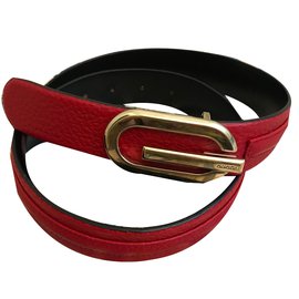 Gucci-Cinturones-Roja