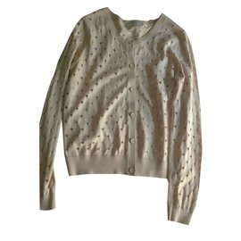 Sandro Strickjacke Flesh Viscose Fleisch