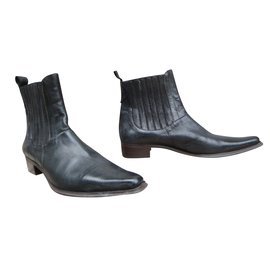 Autre Marque-Fiddji Ankle Boots-Preto