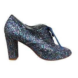 Richelieu à talons Patricia Blanchet Paillettes Cuir 38 Multicolore