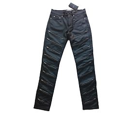 Lederhose Saint Laurent , Größe fr 38/ DE 36 Schwarz