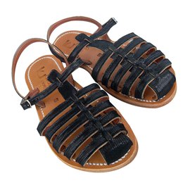 K Jacques Sandals Black