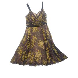 Robe en soie La Perla Multicolore