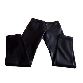 Longchamp-Pants, leggings-Black