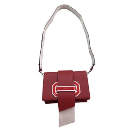 Prada-prada plex ribbon bag-Rouge