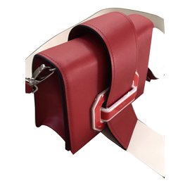 Prada-prada plex ribbon bag-Rouge