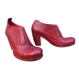Cotélac-Botas de tornozelo-Vermelho