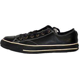 BASKETS CONVERSE CHUCK TAYLOR ALL STAR LOW CUIR T.39 UK 6 Noir