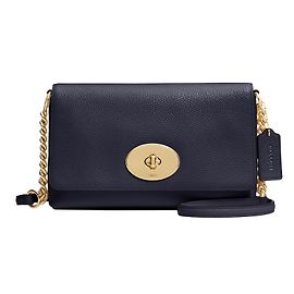 Coach Pochette Crosstown Bleu Marine