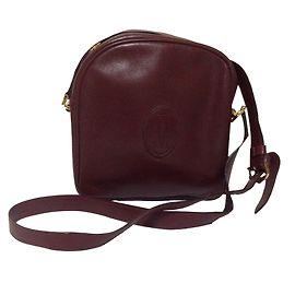Cartier Carteras pequeñas accesorios Burdeos
