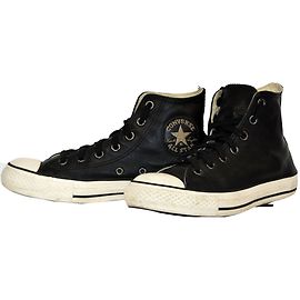 BASKETS CONVERSE ALL STAR CHUCK TAYLOR HI CUIR NOIR T.38 UK 5.5 Noir