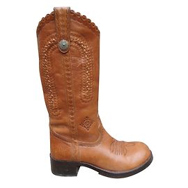 Bottes Brando Ash en cuir marron Marron