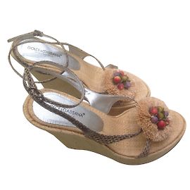 Dolce & Gabbana Wedge mules Beige