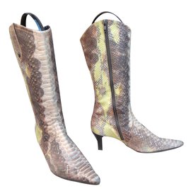 Autre Marque Botas Peter Kaiser em couro efeito python Multicor