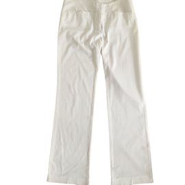 Joseph-Straight white trousers-White