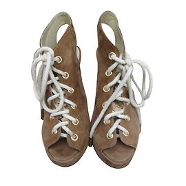 Sandales Opening Ceremony en daim beige 40 Beige