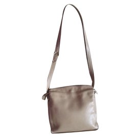 Lancel-Handbags-Beige