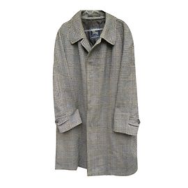 Burberry Wool Coat Grey XXL Grey