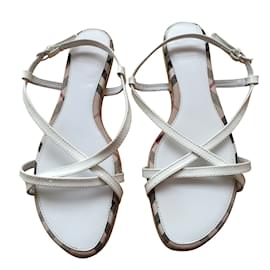 Burberry-Sandals-White