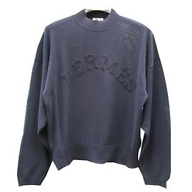 Hermès Prendas de punto Azul marino