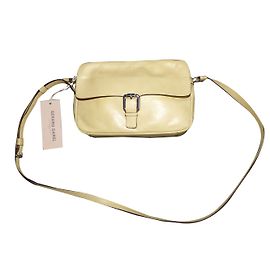 Pochette Candle en cuir jaune Gerard Darel Jaune