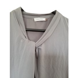 Calvin Klein-Tops-Grey