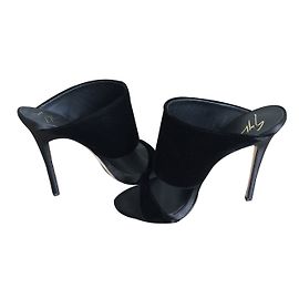 Giuseppe Zanotti Maultiere Schwarz