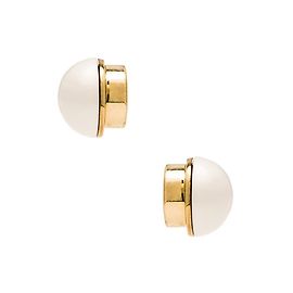 Stella Mc Cartney Boucles d'oreilles Blanc Doré