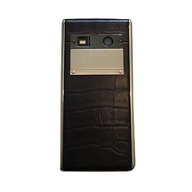 No Brand Vertu Aster Diamonds Black Alligator Black