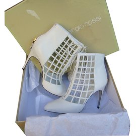 Sergio Rossi-Ankle Boots-White