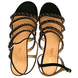 Chanel sandali Nero