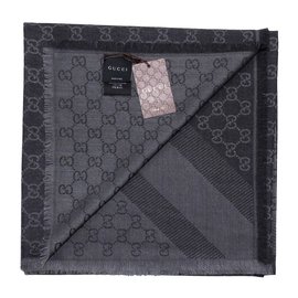 Gucci Sciarpa Grigio antracite