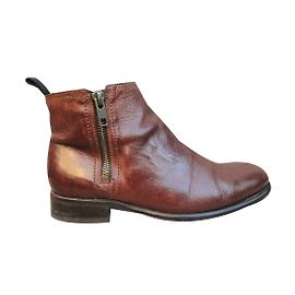 Atelier Voisin Bella Ankle Boots Brown Leather Brown