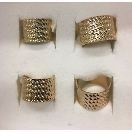 Maison Martin Margiela 4 Stück Ring gesetzt Golden