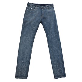 Maison Martin Margiela-distressed jeans-Blue
