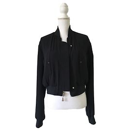 Mcq Chaqueta bomber reversible Negro
