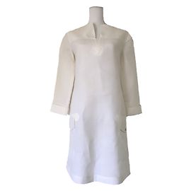 LORO PIANA Kleid Weiß