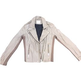 Iro Biker Jacket Lambskin Caramel Size 38 Caramel