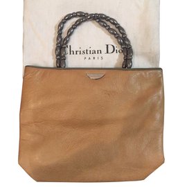 Christian Dior-Pochette/sac Christian Dior Vintage.-Beige